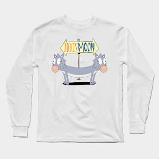 Moon Moon Long Sleeve T-Shirt